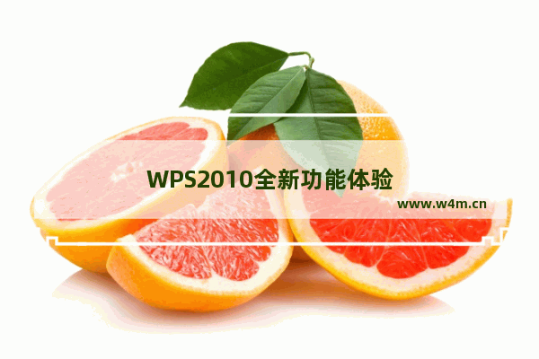 WPS2010全新功能体验