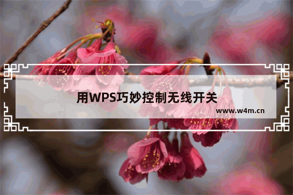 用WPS巧妙控制无线开关