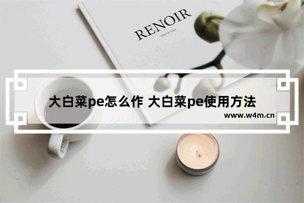 大白菜pe怎么作 大白菜pe使用方法