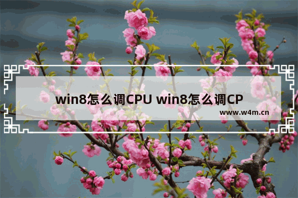 win8怎么调CPU win8怎么调CPU性能