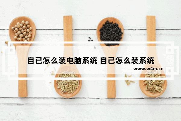 自已怎么装电脑系统 自己怎么装系统