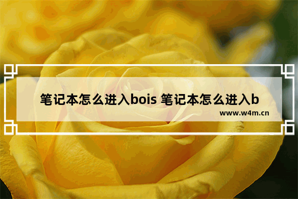 笔记本怎么进入bois 笔记本怎么进入bios设置