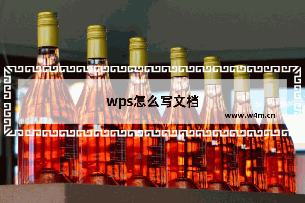 wps怎么写文档