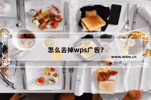 怎么去掉wps广告？