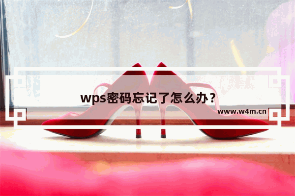 wps密码忘记了怎么办？