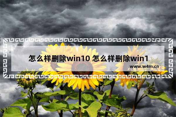 怎么样删除win10 怎么样删除win10输入法