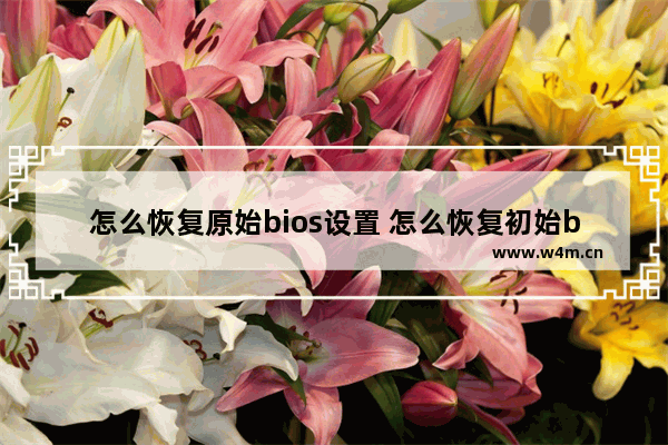 怎么恢复原始bios设置 怎么恢复初始bios