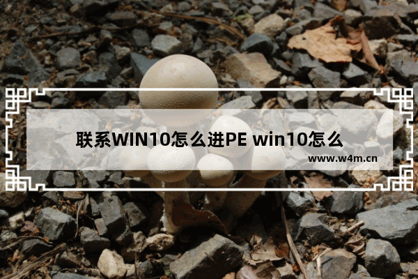 联系WIN10怎么进PE win10怎么进去pe系统