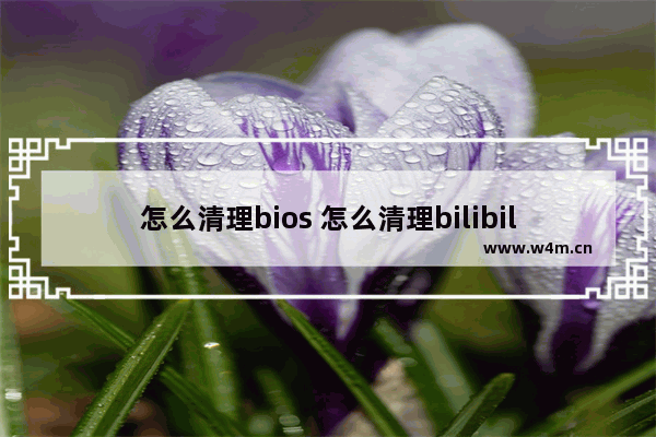 怎么清理bios 怎么清理bilibili的缓存