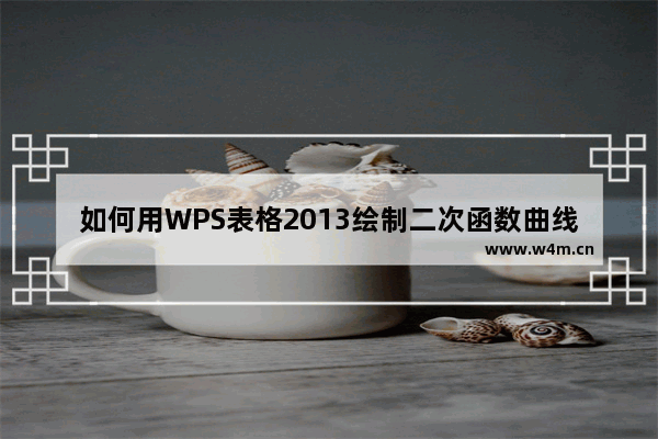 如何用WPS表格2013绘制二次函数曲线图