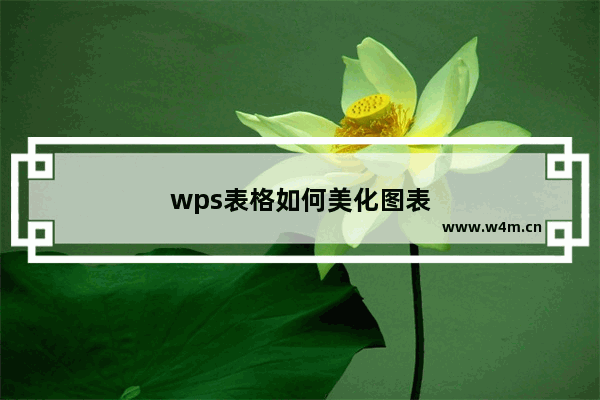 wps表格如何美化图表