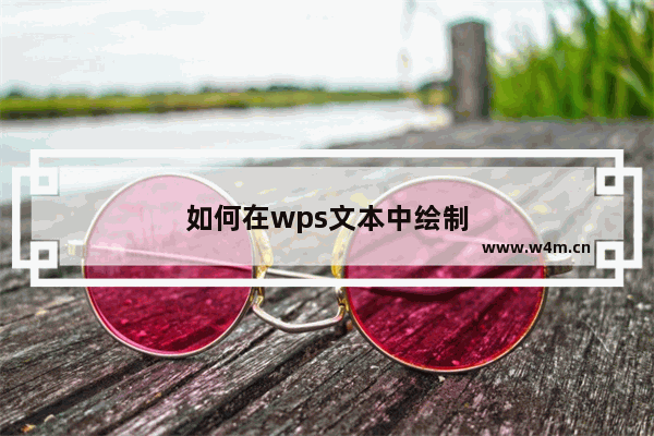 如何在wps文本中绘制