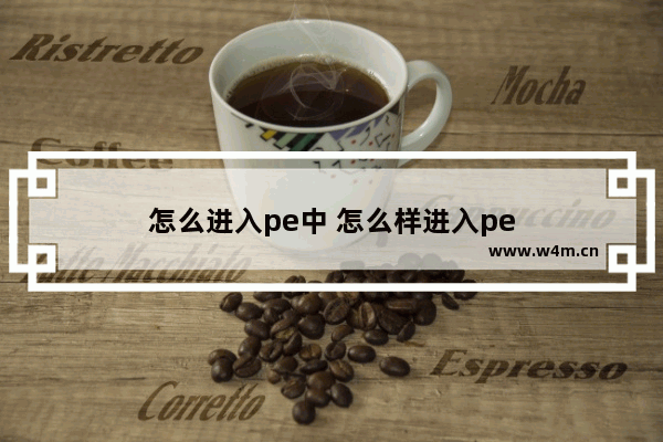 怎么进入pe中 怎么样进入pe