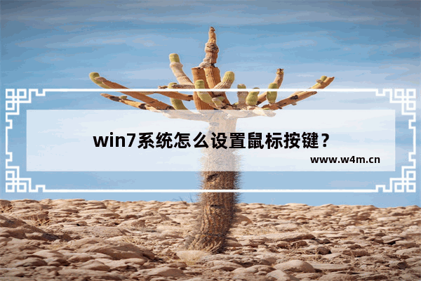 win7系统怎么设置鼠标按键？