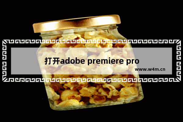 打开adobe premiere pro电脑蓝屏怎么办？