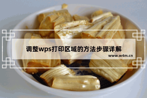 调整wps打印区域的方法步骤详解