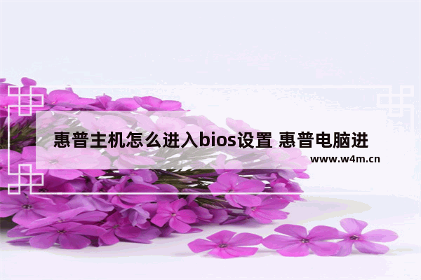 惠普主机怎么进入bios设置 惠普电脑进bios设置方法