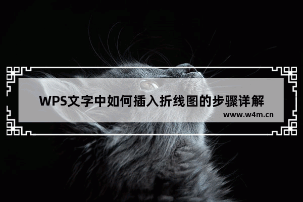 WPS文字中如何插入折线图的步骤详解