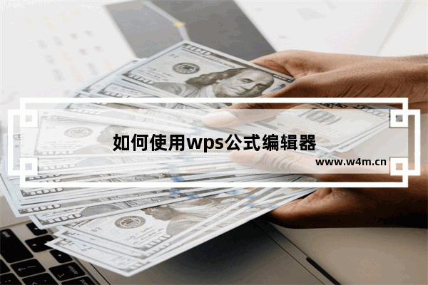 如何使用wps公式编辑器