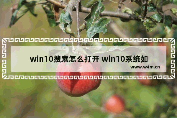 win10搜索怎么打开 win10系统如何打开搜索功能