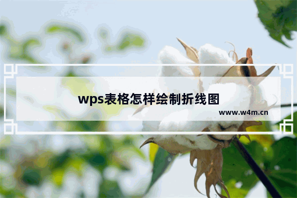 wps表格怎样绘制折线图