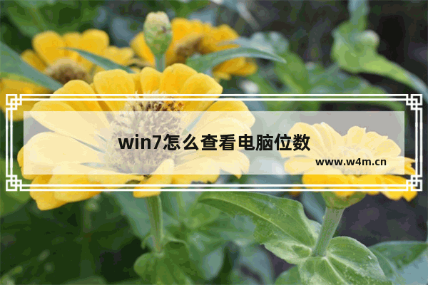 win7怎么查看电脑位数