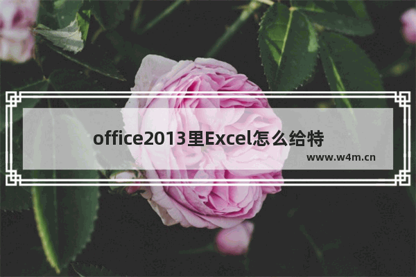 office2013里Excel怎么给特定区域加密？