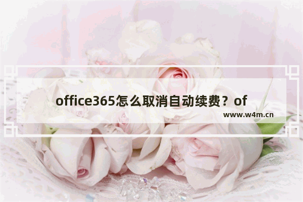 office365怎么取消自动续费？office365取消自动续费教程