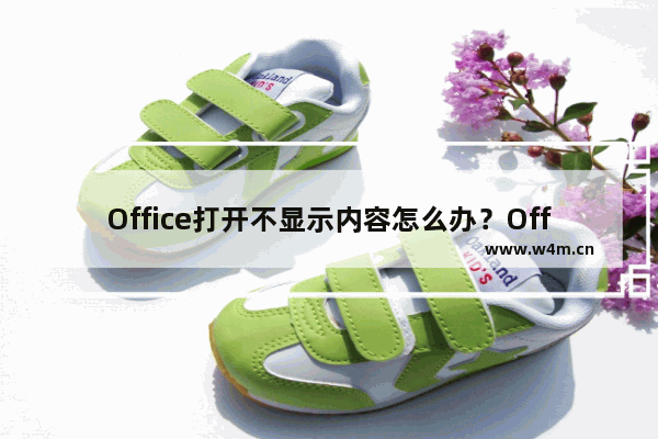 Office打开不显示内容怎么办？Office打开后显示空白解决方法