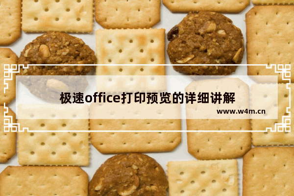 极速office打印预览的详细讲解