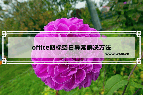 office图标空白异常解决方法