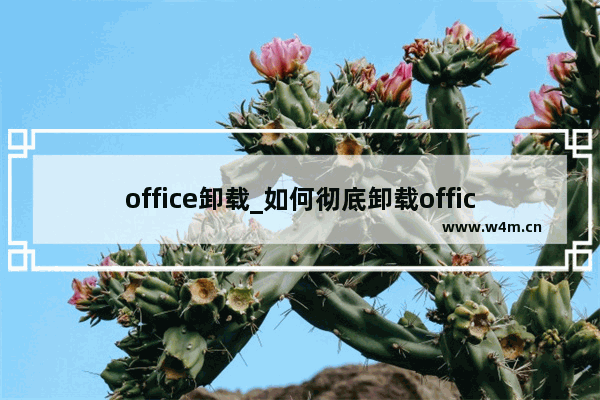 office卸载_如何彻底卸载office2016