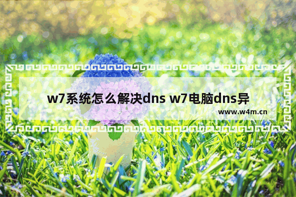 w7系统怎么解决dns w7电脑dns异常怎么修复