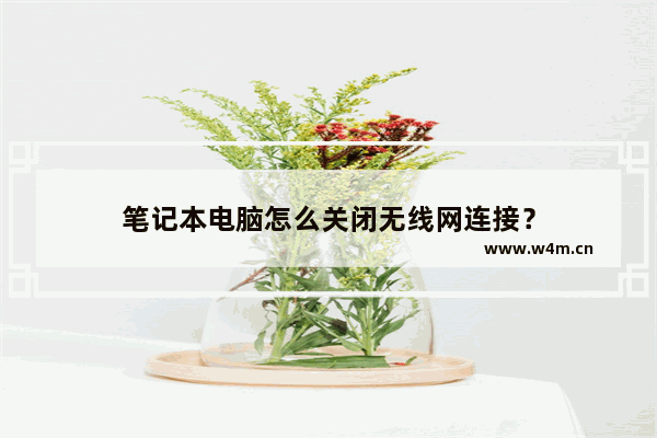 笔记本电脑怎么关闭无线网连接？