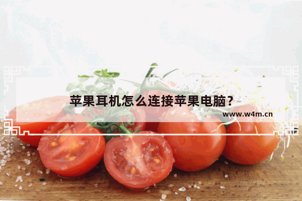 苹果耳机怎么连接苹果电脑？