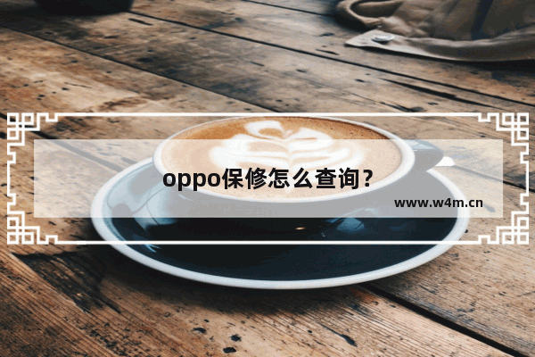 oppo保修怎么查询？