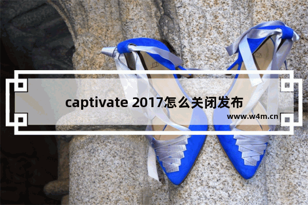 captivate 2017怎么关闭发布覆盖文件？