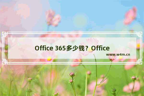 Office 365多少钱？Office365微软官网购买资费详解