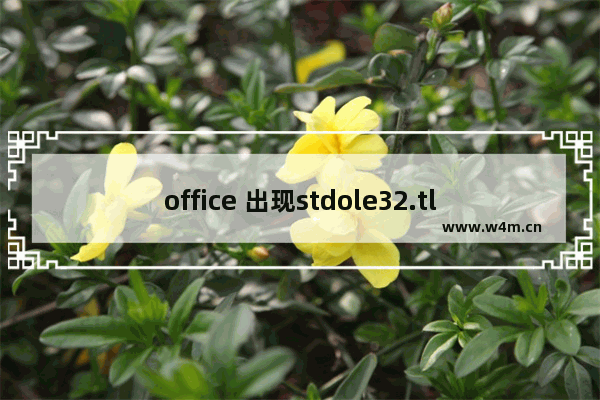 office 出现stdole32.tlb解决方法