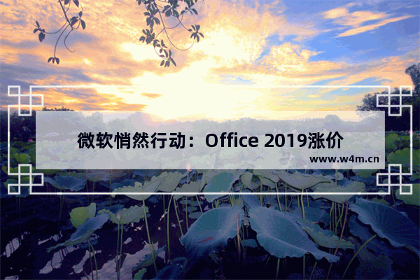 微软悄然行动：Office 2019涨价