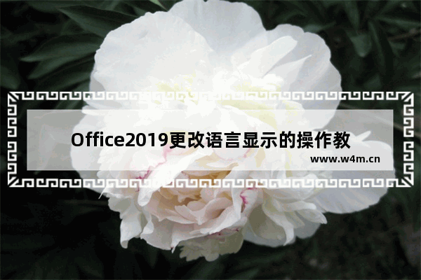 Office2019更改语言显示的操作教程