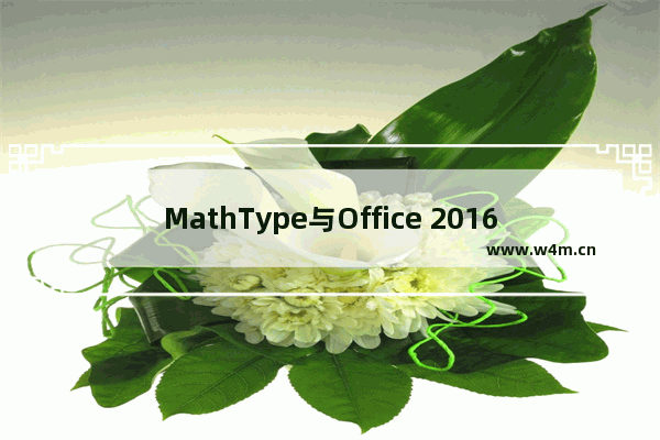 MathType与Office 2016兼容使用的详细操作方法