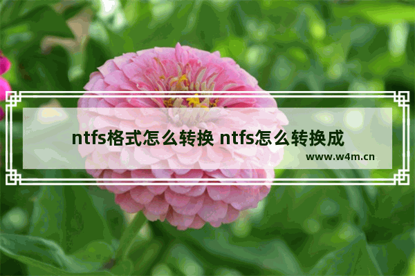 ntfs格式怎么转换 ntfs怎么转换成fat32