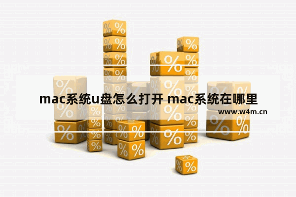 mac系统u盘怎么打开 mac系统在哪里打开u盘