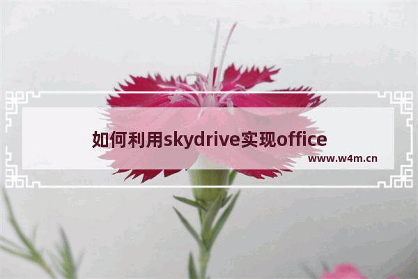 如何利用skydrive实现office个人自定义模板同步