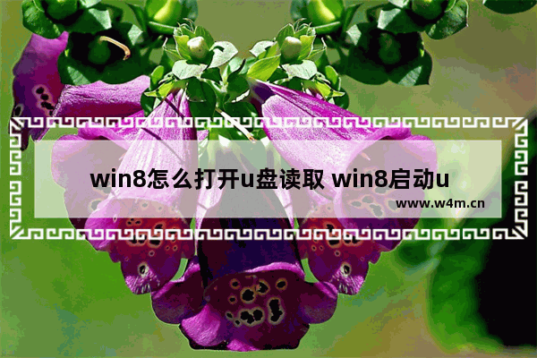 win8怎么打开u盘读取 win8启动u盘