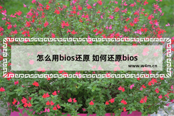 怎么用bios还原 如何还原bios