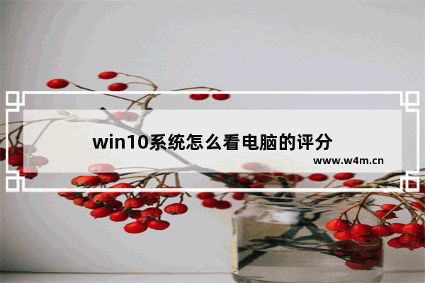 win10系统怎么看电脑的评分