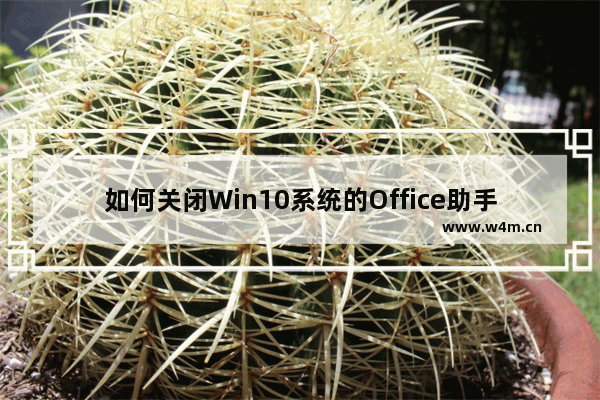 如何关闭Win10系统的Office助手？