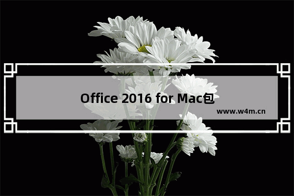 Office 2016 for Mac包装封面曝光 2016年9月发布